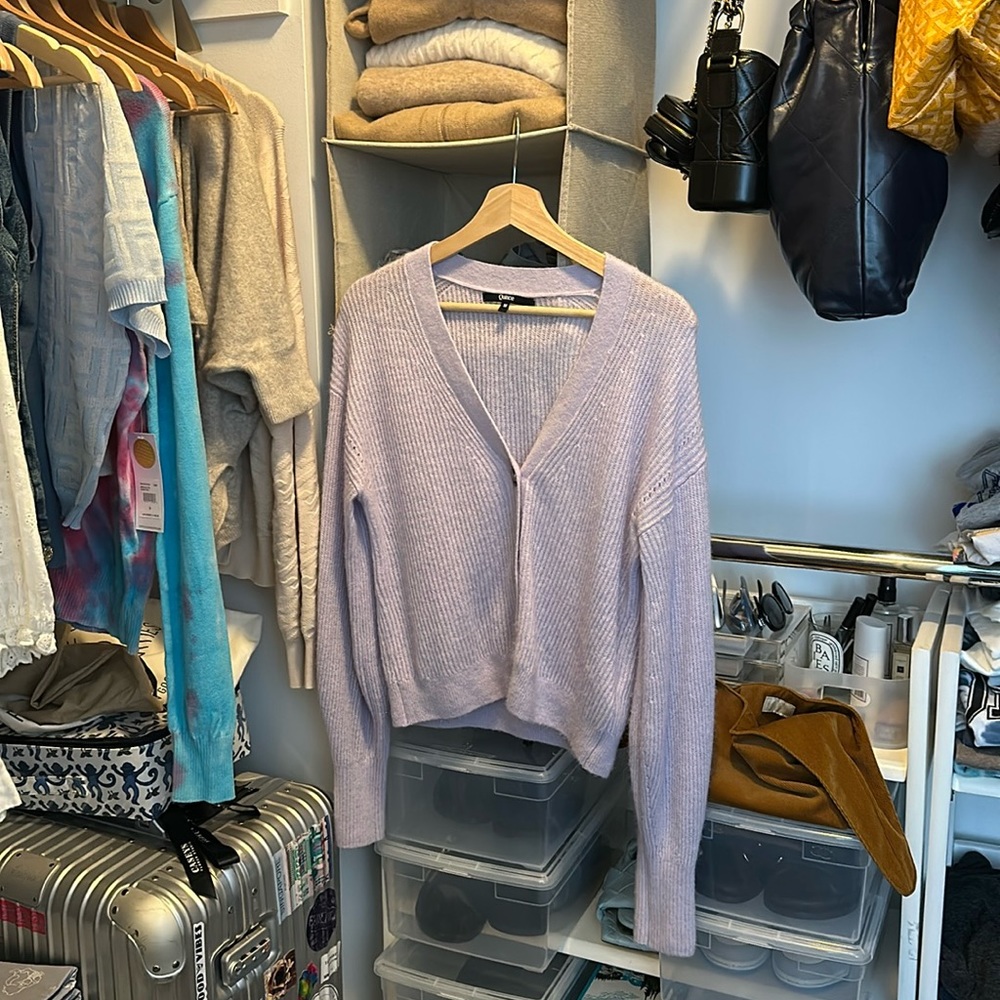 Quince Baby Alpaca-Wool Cropped Cardigan